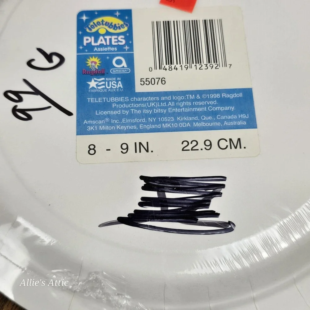 Teletubbie Paper Plates Large Small Cake Napkins Birthday Party Supplies Set New